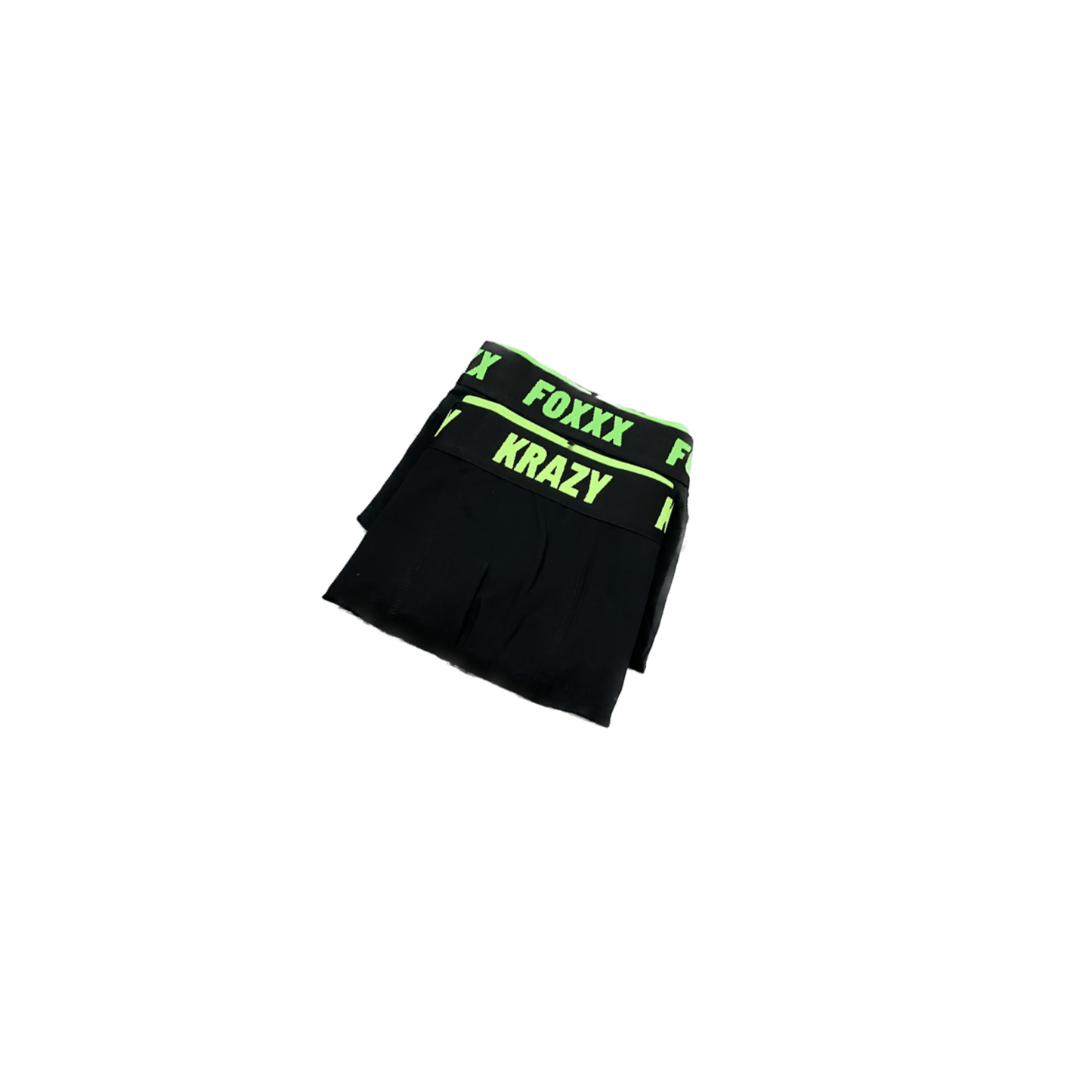 Krazy Foxxx Under Wear 2 pack Neon Green