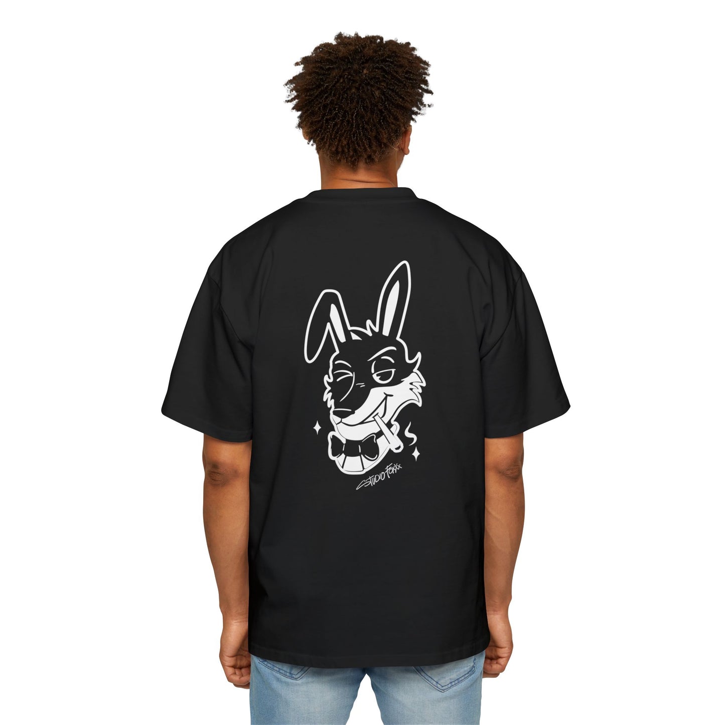 Krazy Foxxx Big Face T - Stylish Men's Oversized Graphic Tee, Streetwear, Casual Wear, Unique Gift for Him, Trendy Summer Fashion, Cool Artwork Tee