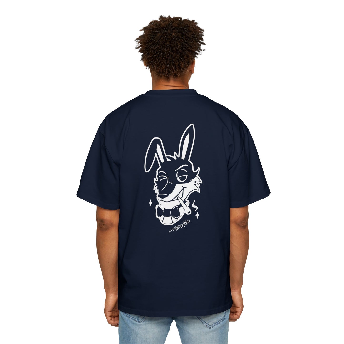 Krazy Foxxx Big Face T - Stylish Men's Oversized Graphic Tee, Streetwear, Casual Wear, Unique Gift for Him, Trendy Summer Fashion, Cool Artwork Tee