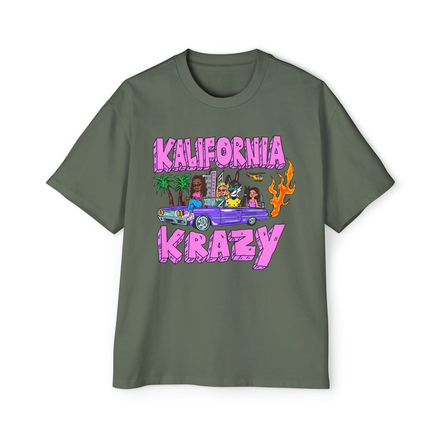 Kalifornia Krazy Oversized Tee