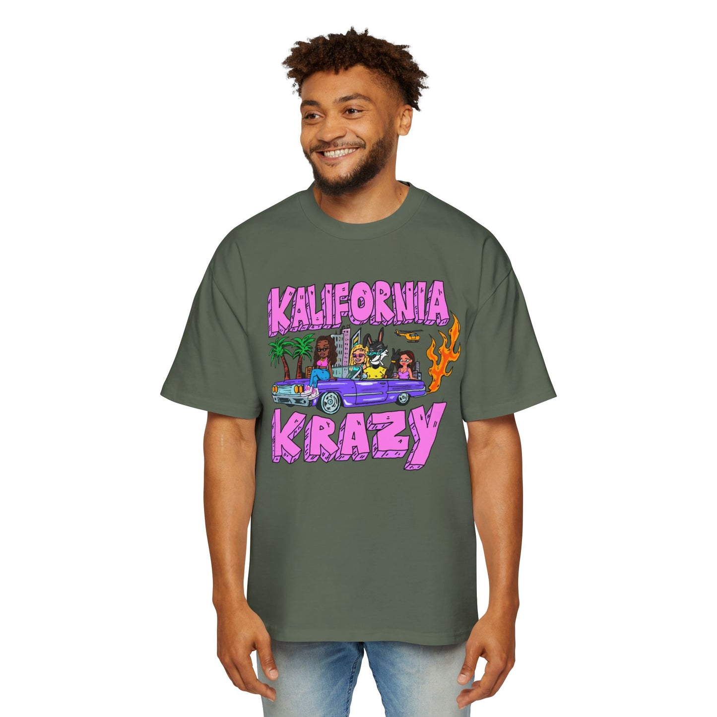 Kalifornia Krazy Oversized Tee
