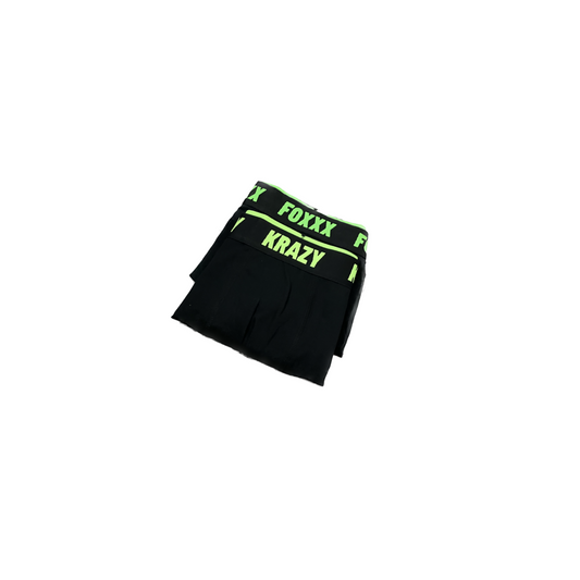 Krazy Foxxx Under Wear 2 pack  Neon Green