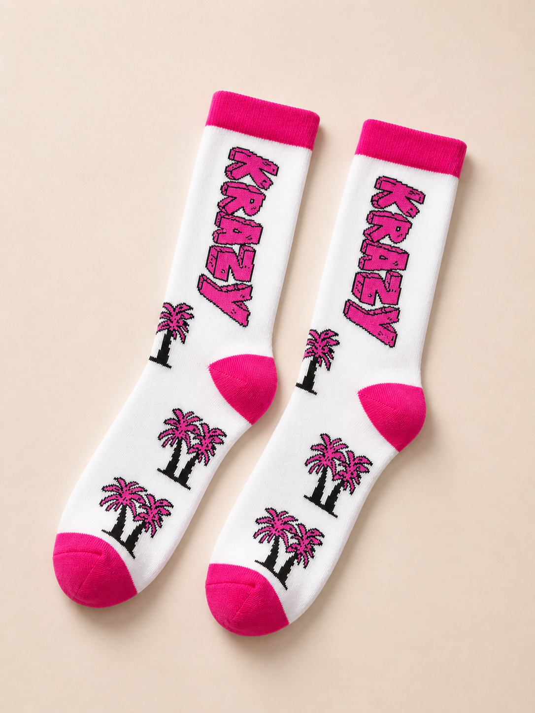 Krazy Palm Tree Socks