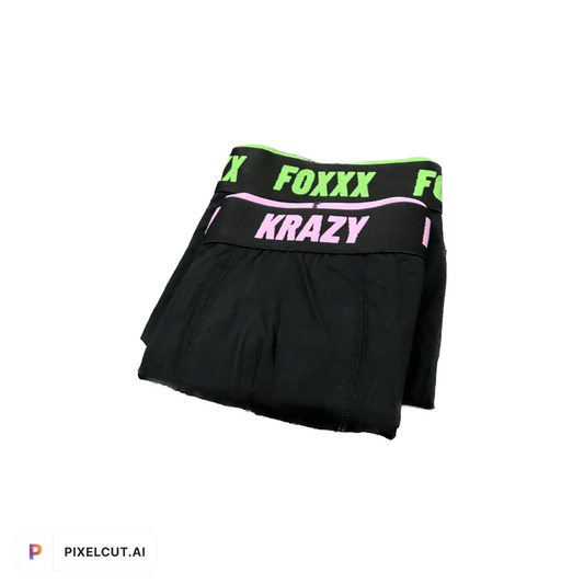 Krazy Foxxx Under Wear 2 Pack  Pink And Green